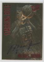 Michael Jordan (Red Foil, Black Signature)