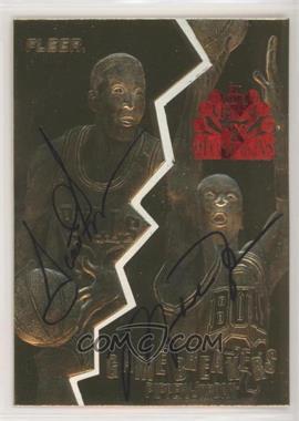 1999-00 23KT Gold Card Fleer Reprints - 1997-98 Game Breakers #SPMJ.2 - Scottie Pippen, Michael Jordan (Black Signature, Red Champions Stamp) /4523