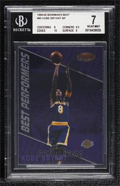1999-00 Bowman's Best - [Base] #95 - Kobe Bryant [BGS 7 NEAR MINT]