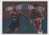 Tim Duncan, George Gervin