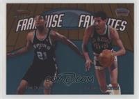 Tim Duncan, George Gervin