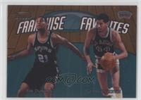 Tim Duncan, George Gervin