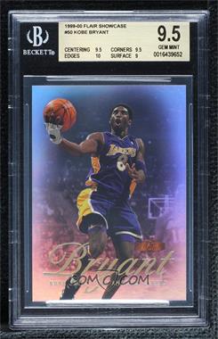 1999-00 Flair Showcase - [Base] #50 - Kobe Bryant [BGS 9.5 GEM MINT]