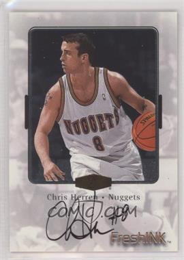 1999-00 Flair Showcase - Fresh Ink #_CHHE - Chris Herren