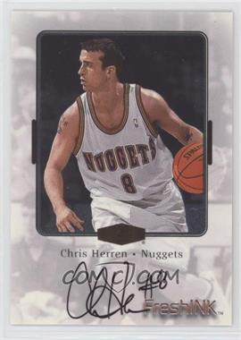 1999-00 Flair Showcase - Fresh Ink #_CHHE - Chris Herren