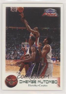 1999-00 Fleer Focus - [Base] - Masterpiece Mania #93 - Dikembe Mutombo /300