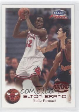 1999-00 Fleer Focus - [Base] #105.1 - Elton Brand (With Basketball) /3000