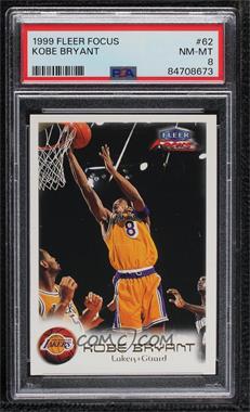 1999-00 Fleer Focus - [Base] #62 - Kobe Bryant [PSA 8 NM‑MT]