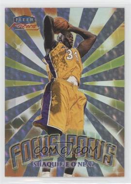 1999-00 Fleer Focus - Focus Pocus #3FP - Shaquille O'Neal