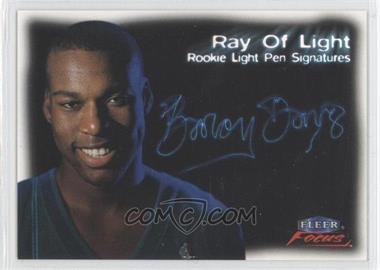 1999-00 Fleer Focus - Ray Of Light #2 RL - Baron Davis