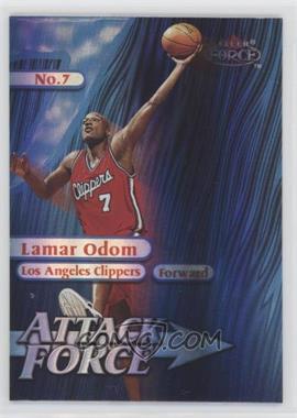 1999-00 Fleer Force - Attack Force - Forcefield #2 A - Lamar Odom
