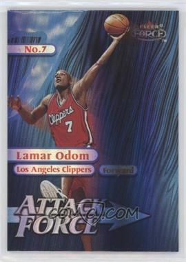 1999-00 Fleer Force - Attack Force - Forcefield #2 A - Lamar Odom