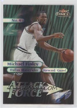 1999-00 Fleer Force - Attack Force - Forcefield #9 A - Michael Finley [EX to NM]