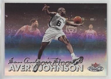 1999-00 Fleer Force - [Base] - Forcefield #122 - Avery Johnson