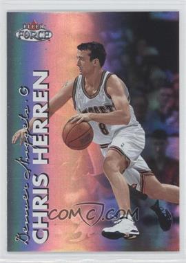 1999-00 Fleer Force - [Base] - Forcefield #161 - Chris Herren