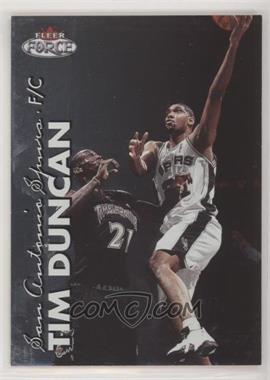 1999-00 Fleer Force - [Base] #4 - Tim Duncan [EX to NM]