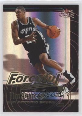 1999-00 Fleer Force - Forceful - Forcefield #6 F - Tim Duncan