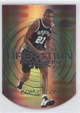 1999-00 Fleer Force - Operation Invasion - Forcefield #4OI - Tim Duncan