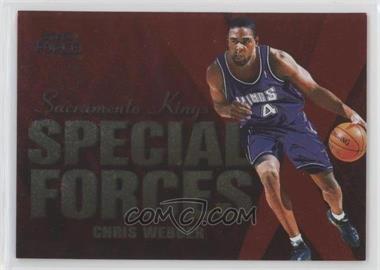 1999-00 Fleer Force - Special Forces #7 SF - Chris Webber [EX to NM]