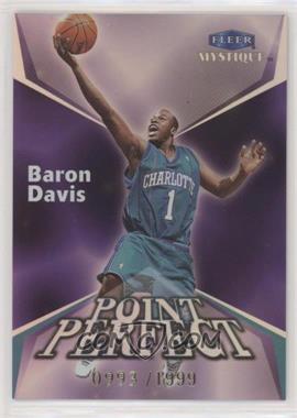 1999-00 Fleer Mystique - Point Perfect #8PP - Baron Davis /1999