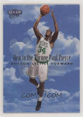 1999-00 Fleer Ultra - Heir to the Throne #3HT - Paul Pierce