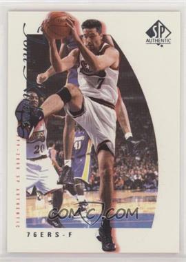 1999-00 SP Authentic - [Base] #61 - Toni Kukoc