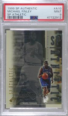 1999-00 SP Authentic - SP Athletic #A10 - Michael Finley [PSA 9 MINT]