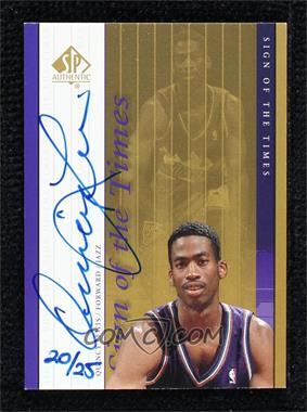 1999-00 SP Authentic - Sign of the Times - Gold #QL - Quincy Lewis /25