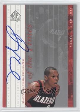 1999-00 SP Authentic - Sign of the Times #BW - Bonzi Wells