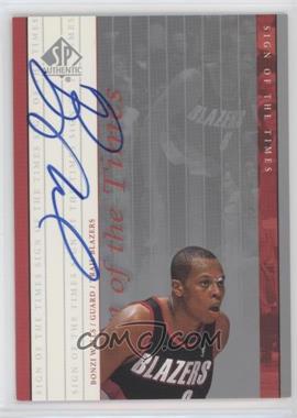 1999-00 SP Authentic - Sign of the Times #BW - Bonzi Wells