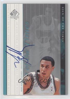 1999-00 SP Authentic - Sign of the Times #MB - Mike Bibby