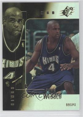 1999-00 SPx - [Base] #70 - Chris Webber