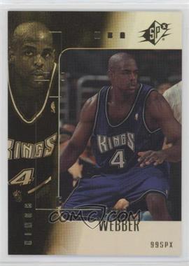 1999-00 SPx - [Base] #70 - Chris Webber