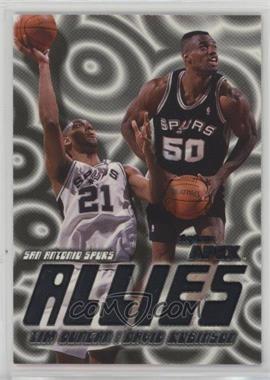 1999-00 Skybox Apex - Allies #10 A - Tim Duncan, David Robinson