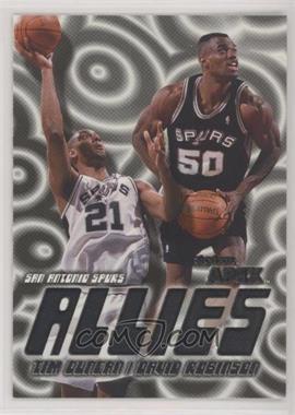 1999-00 Skybox Apex - Allies #10 A - Tim Duncan, David Robinson