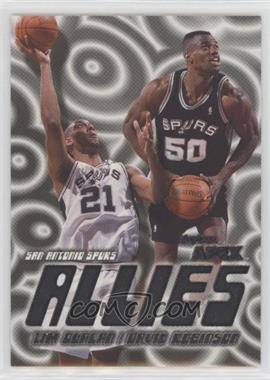 1999-00 Skybox Apex - Allies #10 A - Tim Duncan, David Robinson