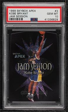 1999-00 Skybox Apex - Jam Session #3 JS - Kobe Bryant [PSA 10 GEM MT]