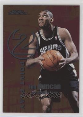 1999-00 Skybox Dominion - 2 Point Play #3TP - Kevin Garnett, Tim Duncan