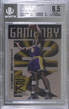 1999-00 Skybox Dominion - GameDay 2K - Plus #2 GD - Kobe Bryant [BGS 8.5 NM‑MT+]