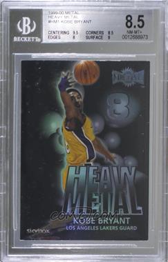 1999-00 Skybox Metal - Heavy Metal #1 H - Kobe Bryant [BGS 8.5 NM‑MT+]