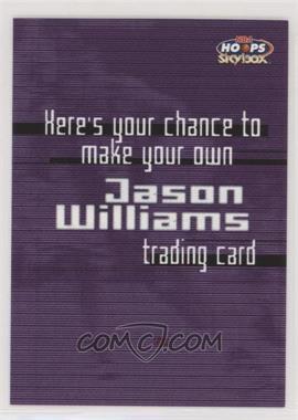 1999-00 Skybox NBA Hoops - Build Your Own Card Expired Redemption Form #_JAWI - Jason Williams