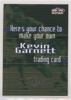 1999-00 Skybox NBA Hoops - Build Your Own Card Expired Redemption Form #_KEGA - Kevin Garnett [Good to VG‑EX]