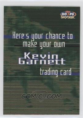 1999-00 Skybox NBA Hoops - Build Your Own Card Expired Redemption Form #_KEGA - Kevin Garnett