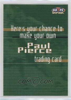 1999-00 Skybox NBA Hoops - Build Your Own Card Expired Redemption Form #_PAPI - Paul Pierce