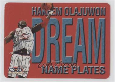 1999-00 Skybox NBA Hoops - Name Plates #5 NP - Hakeem Olajuwon