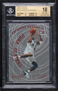 1999-00 Skybox NBA Hoops - Pure Players #10 PP - Anfernee Hardaway /500 [BGS 10 PRISTINE]