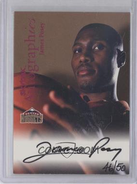 1999-00 Skybox Premium - Autographics - Century Marks Red Foil #_JAPO - James Posey /50