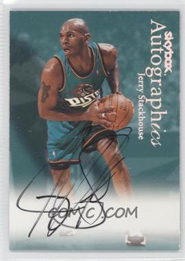 1999-00 Skybox Premium - Autographics #_JEST - Jerry Stackhouse