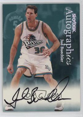 1999-00 Skybox Premium - Autographics #_JUBU - Jud Buechler