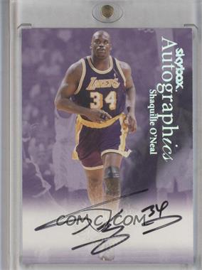 1999-00 Skybox Premium - Autographics #_SHON - Shaquille O'Neal